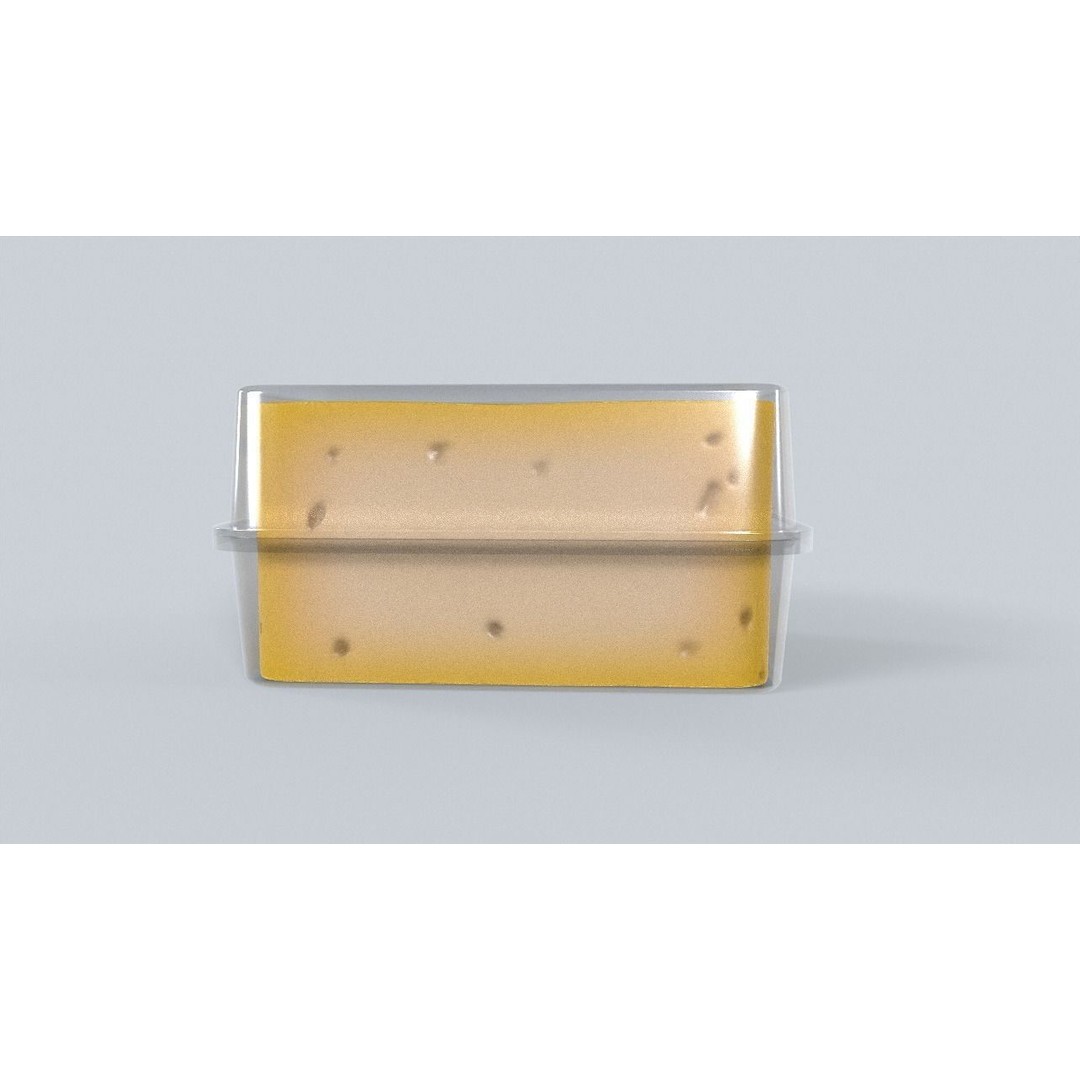 Pecorino Sardo Cheese 3D Model – Low Poly PBR Asset for Games, FBX, Blender - View 6