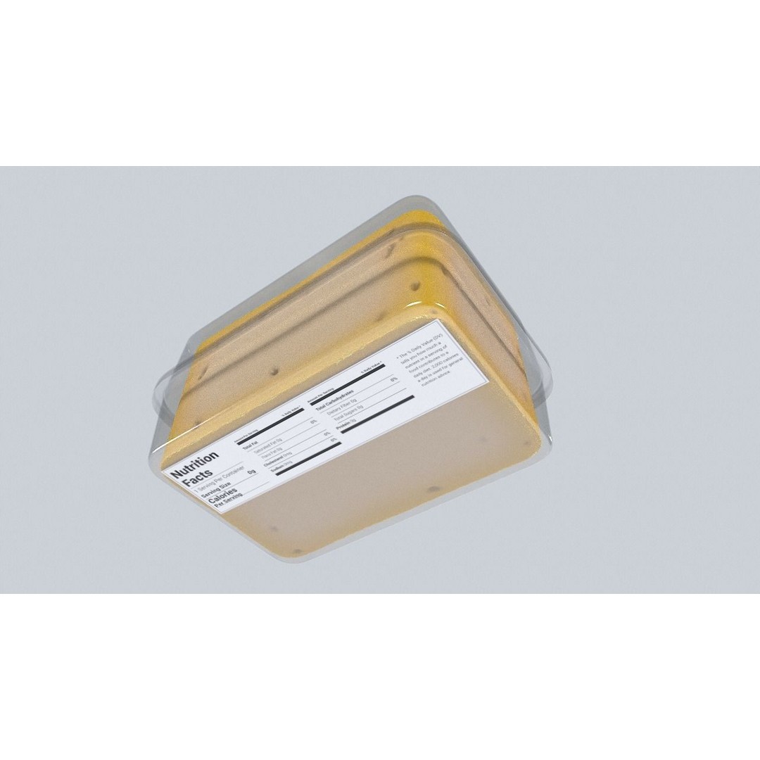 Pecorino Sardo Cheese 3D Model – Low Poly PBR Asset for Games, FBX, Blender - View 9