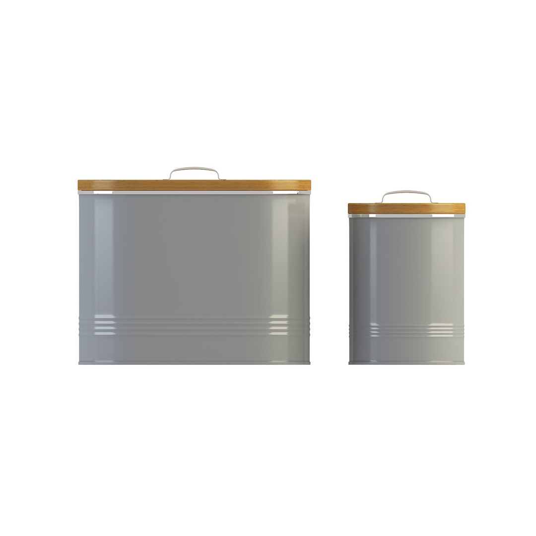 Kitchen Canister Jars 3D Model – Low Poly PBR Asset, FBX Format - View 4