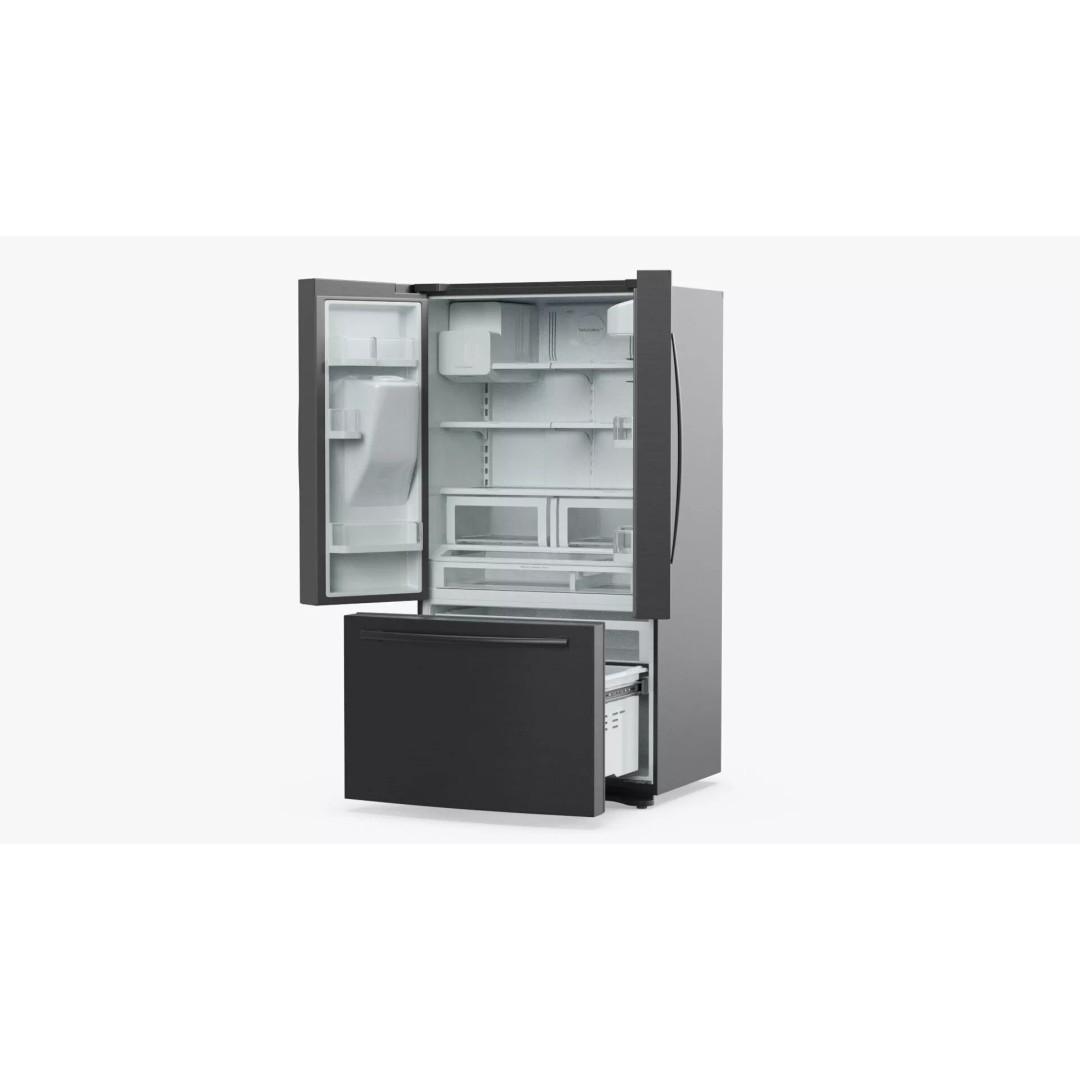 Samsung Family Refrigerator 3D Model – Black French Door Appliance with Water Filter - View 11