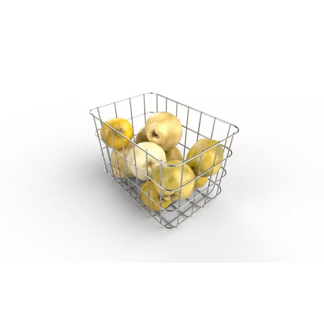 Quince 3D Model – Low Poly Game Asset, FBX, PBR Textures - View 6