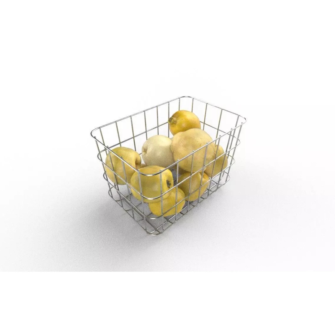 Quince 3D Model – Low Poly Game Asset, FBX, PBR Textures - View 7