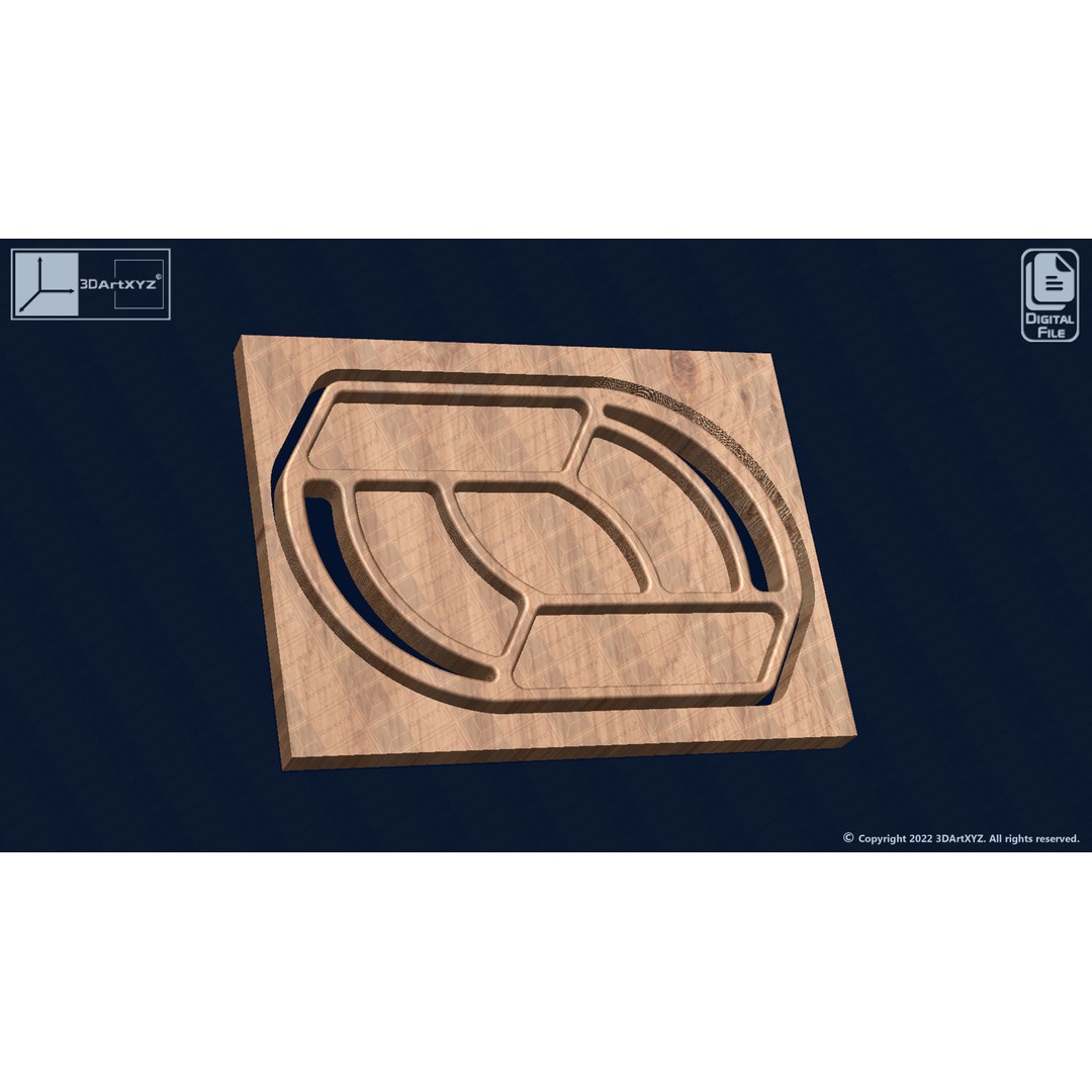 Serving Trays 3D Model – CNC Files for Wood, SVG, DXF, EPS, AI, PDF - View 9