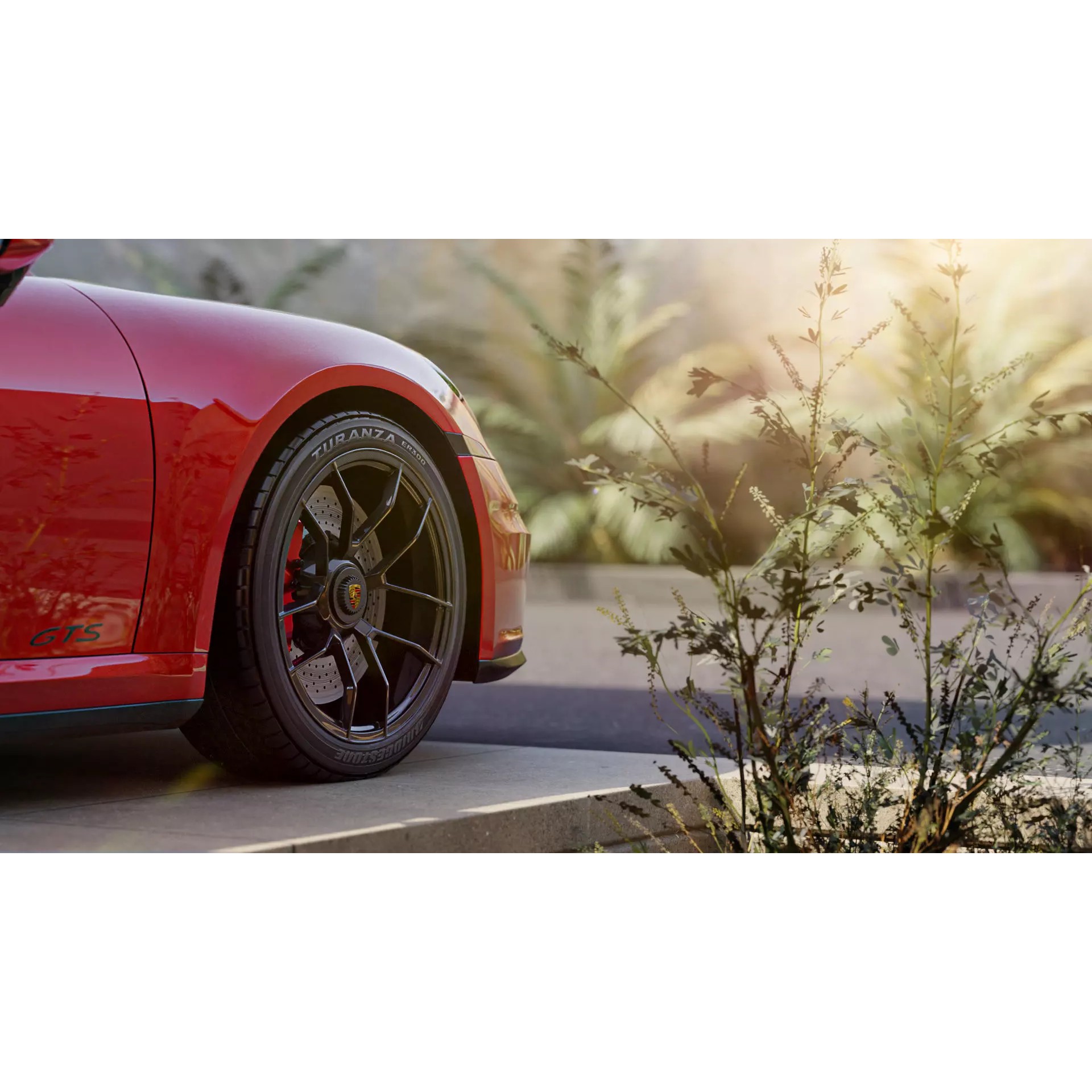 Luxury Driveway - Low-Poly Game-Ready 3D Model - View 13