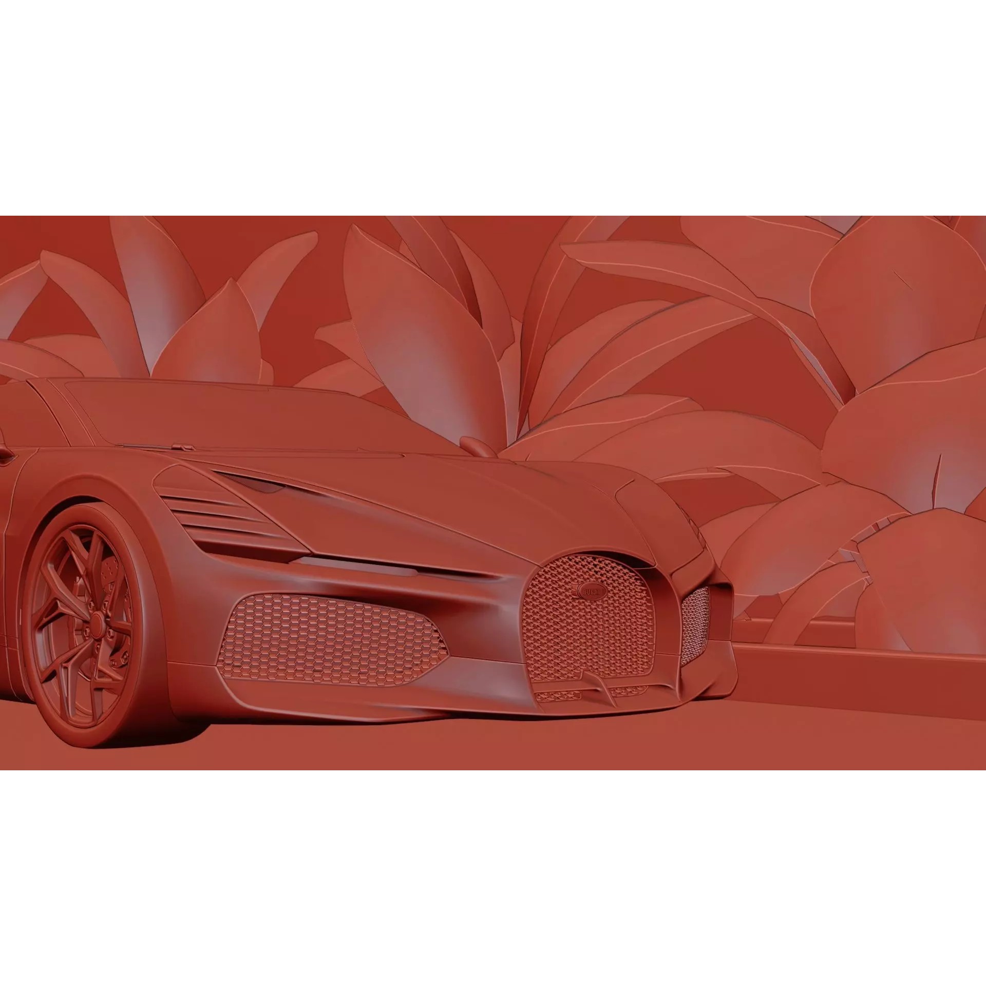 Luxury Driveway - Low-Poly Game-Ready 3D Model - View 9