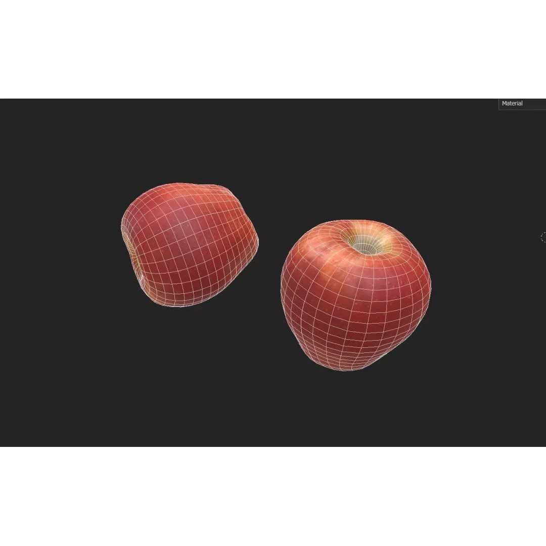 Apple M26 3D Model – Low Poly Game Asset, FBX, PBR Textures