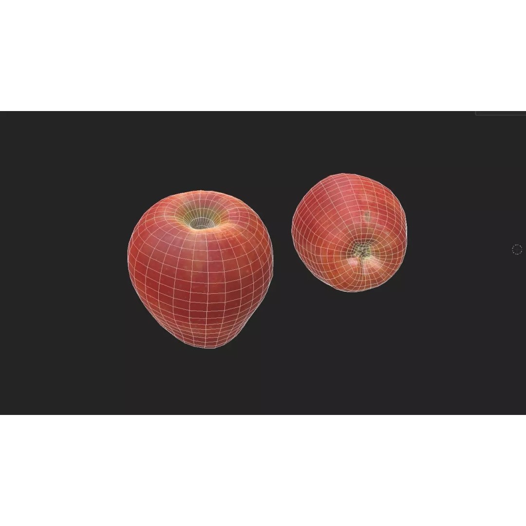 Apple M26 3D Model – Low Poly Game Asset, FBX, PBR Textures - View 3