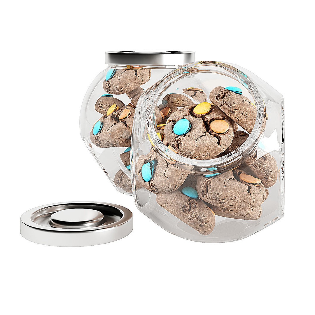 Chocolate Chip Cookies 3D Model – PBR Textures, FBX, Game Asset - View 4