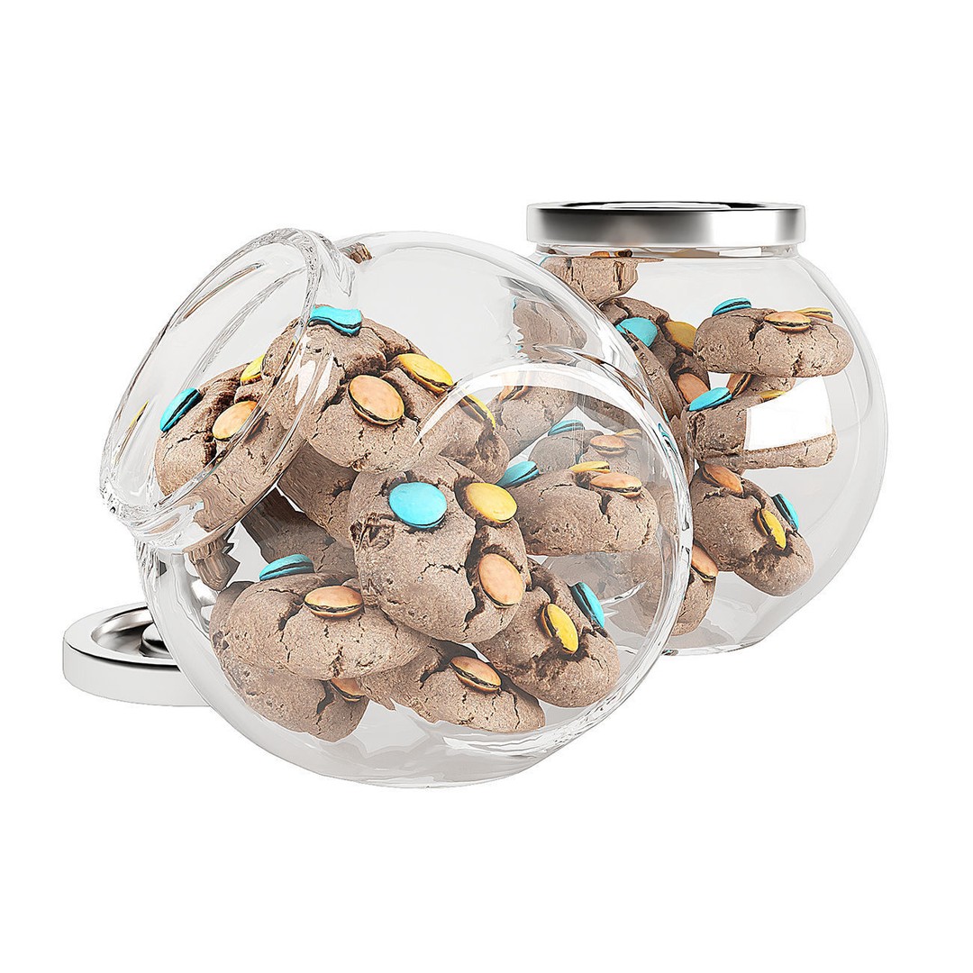 Chocolate Chip Cookies 3D Model – PBR Textures, FBX, Game Asset - View 6