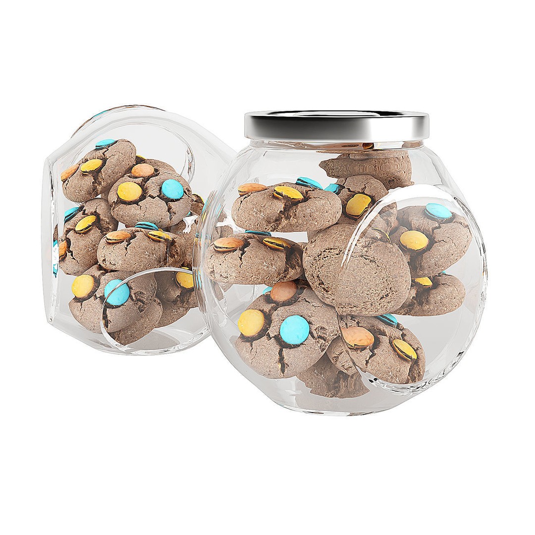 Chocolate Chip Cookies 3D Model – PBR Textures, FBX, Game Asset - View 7