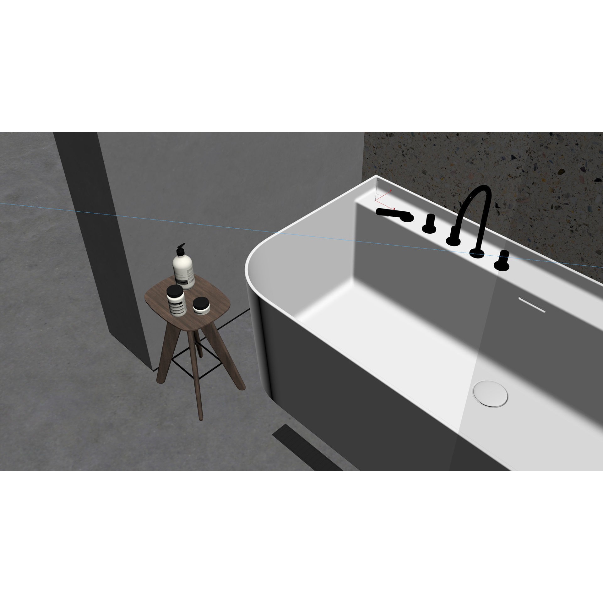 ProVis3D 007 - Modern Bathroom 3D Model - View 13