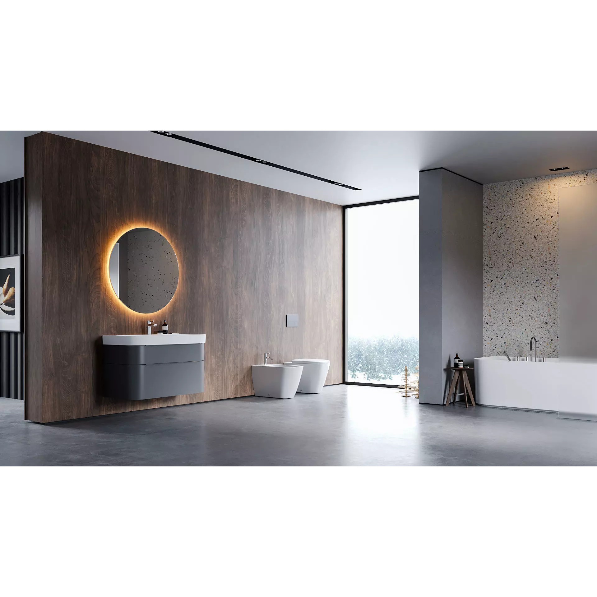 ProVis3D 007 - Modern Bathroom 3D Model - View 2
