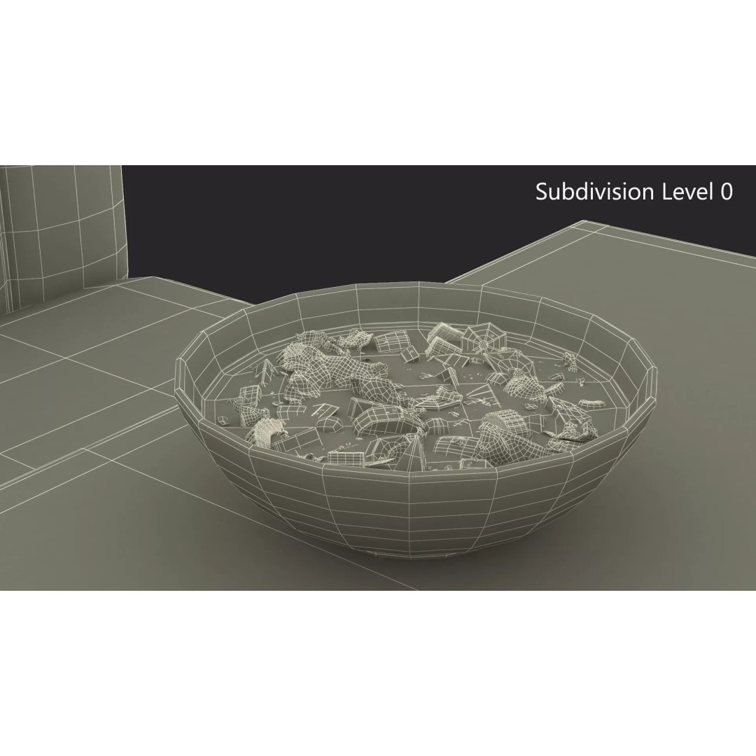 Vegetarian Cafe 3D Model – Modern Interior with PBR Textures, FBX - View 12