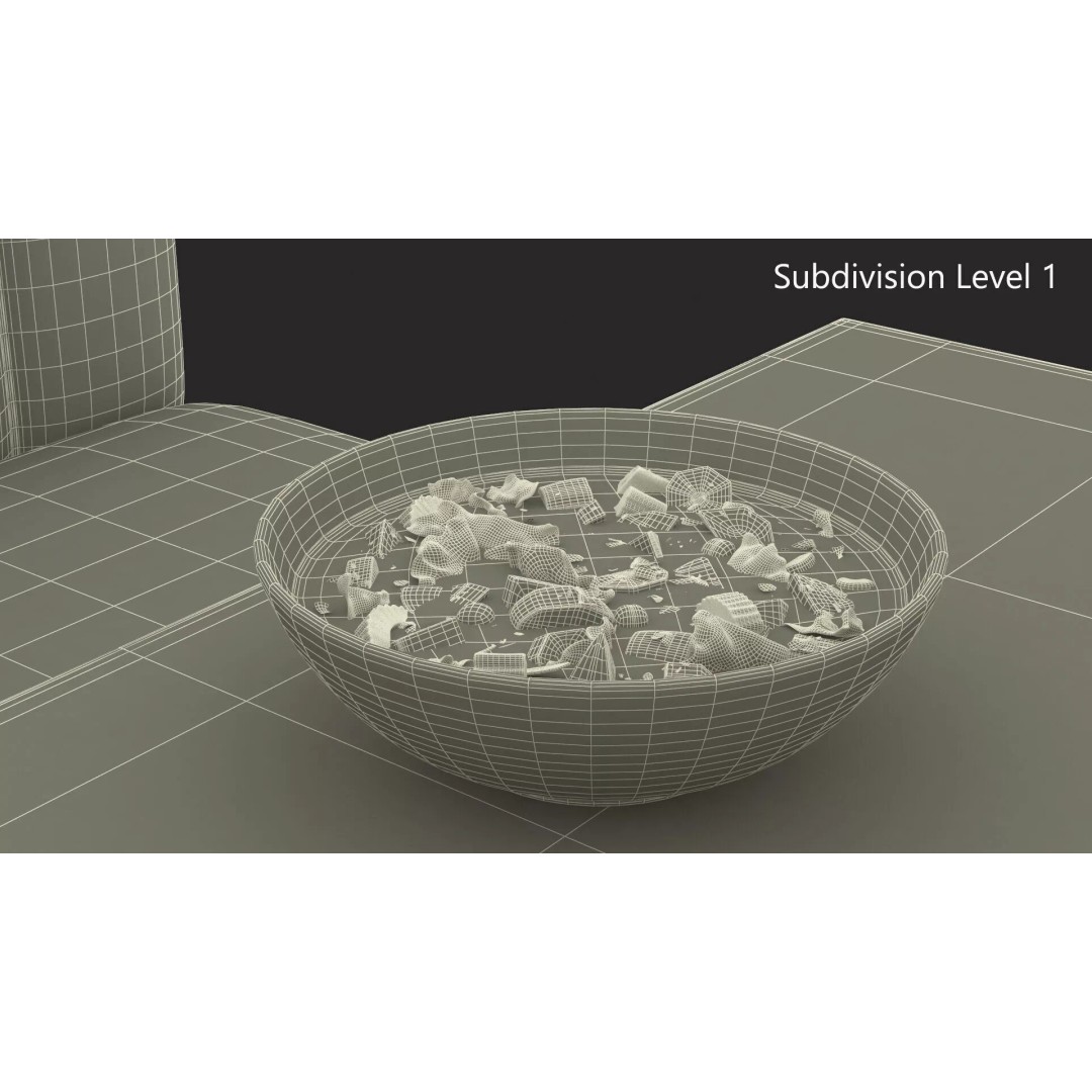 Vegetarian Cafe 3D Model – Modern Interior with PBR Textures, FBX - View 13