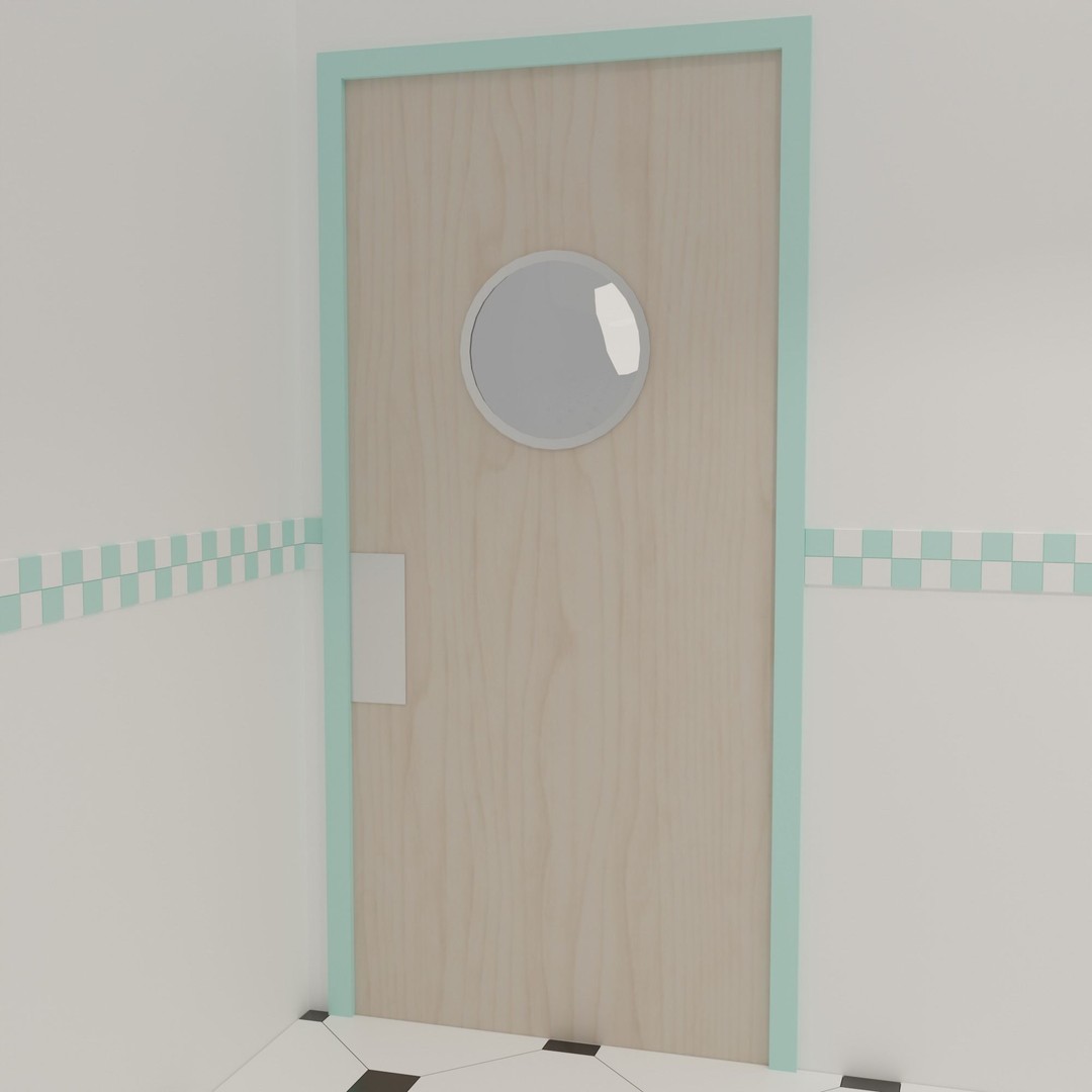 American Diner 3D Model – Retro Interior Asset, Blender, FBX