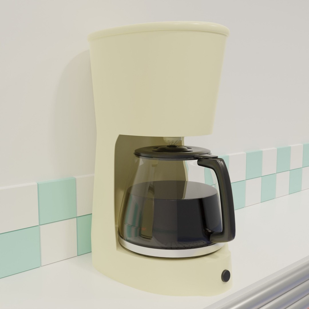 American Diner 3D Model – Retro Interior Asset, Blender, FBX - View 25