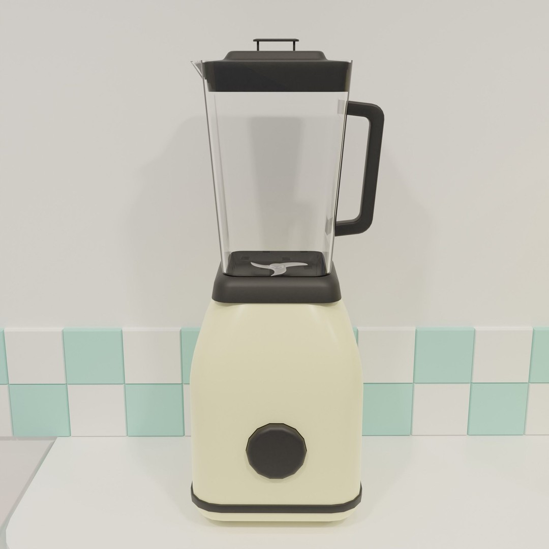 American Diner 3D Model – Retro Interior Asset, Blender, FBX - View 26
