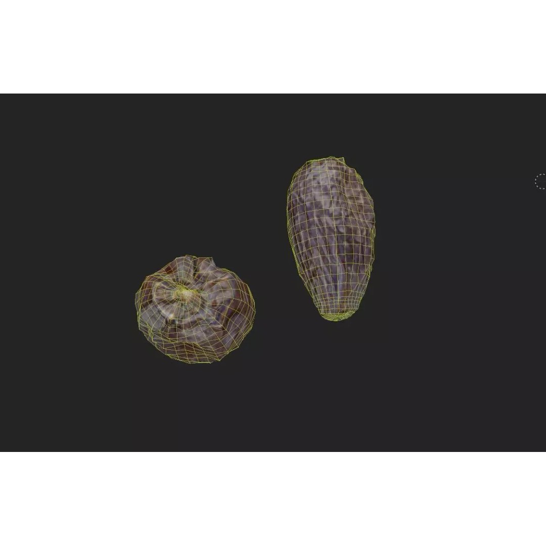 Date M04 3D Model – Low Poly Realistic Food Asset, FBX