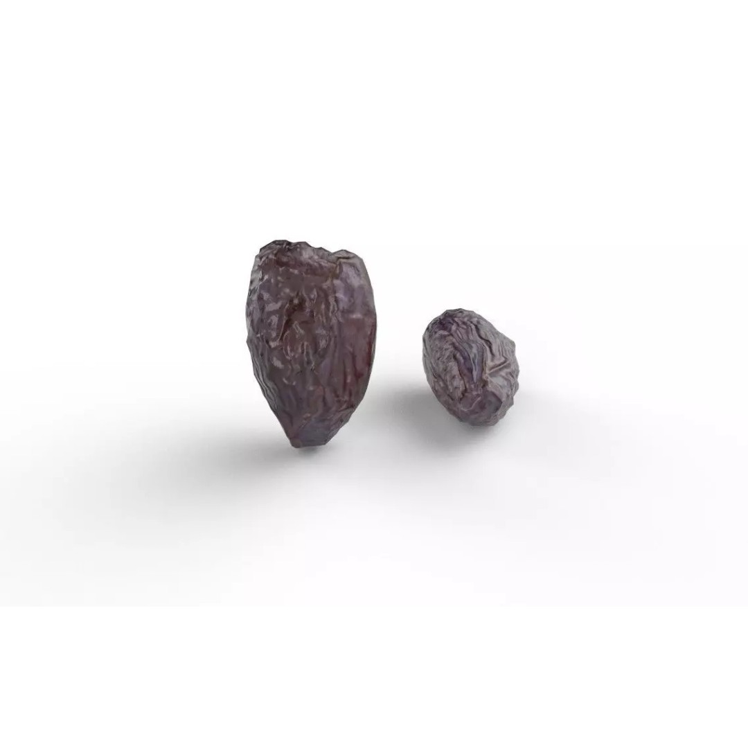Date M04 3D Model – Low Poly Realistic Food Asset, FBX - View 2
