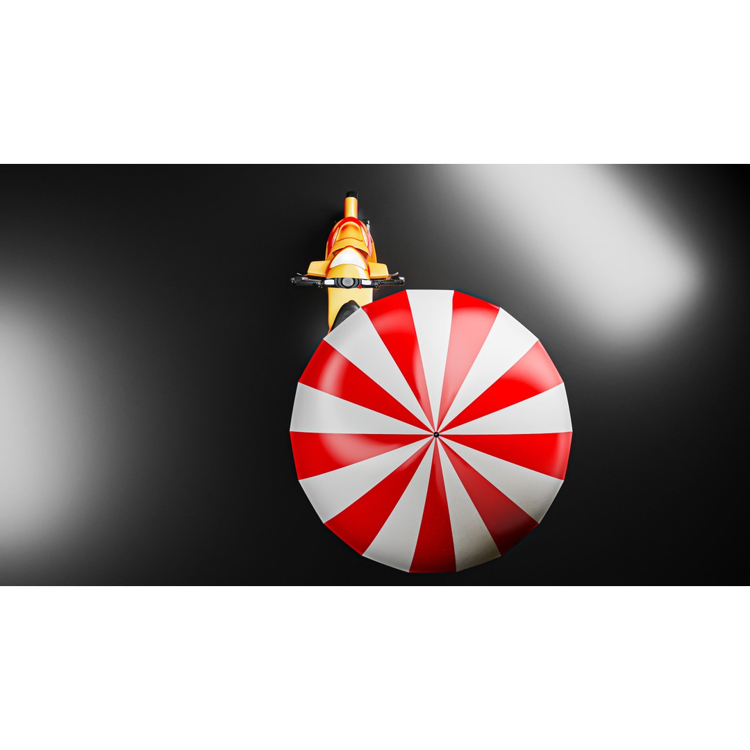 Food Cart Scooter 3D Model – Low Poly Game Asset, FBX/OBJ - View 16