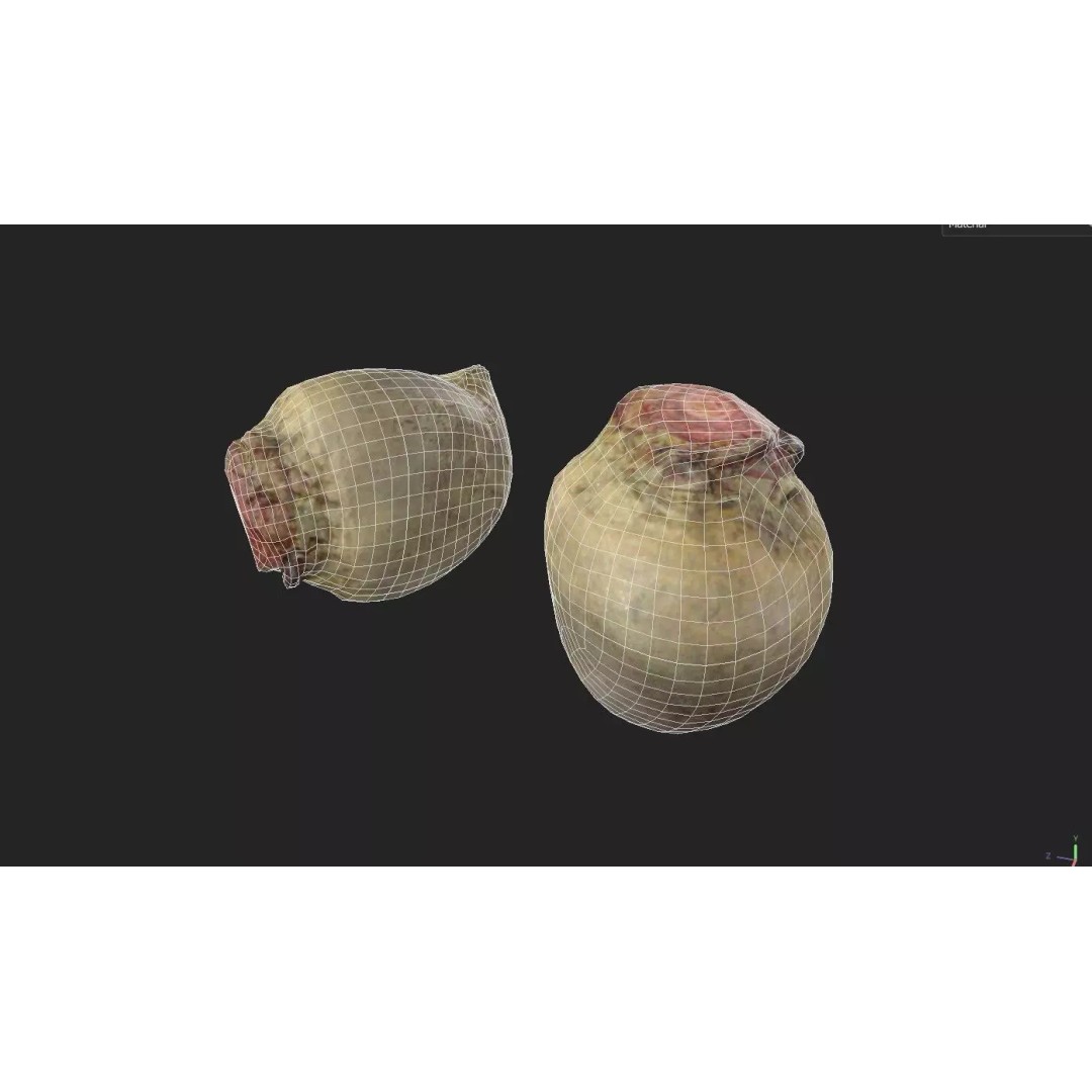 Beet 3D Model – Low Poly Game Asset, FBX, PBR Textures