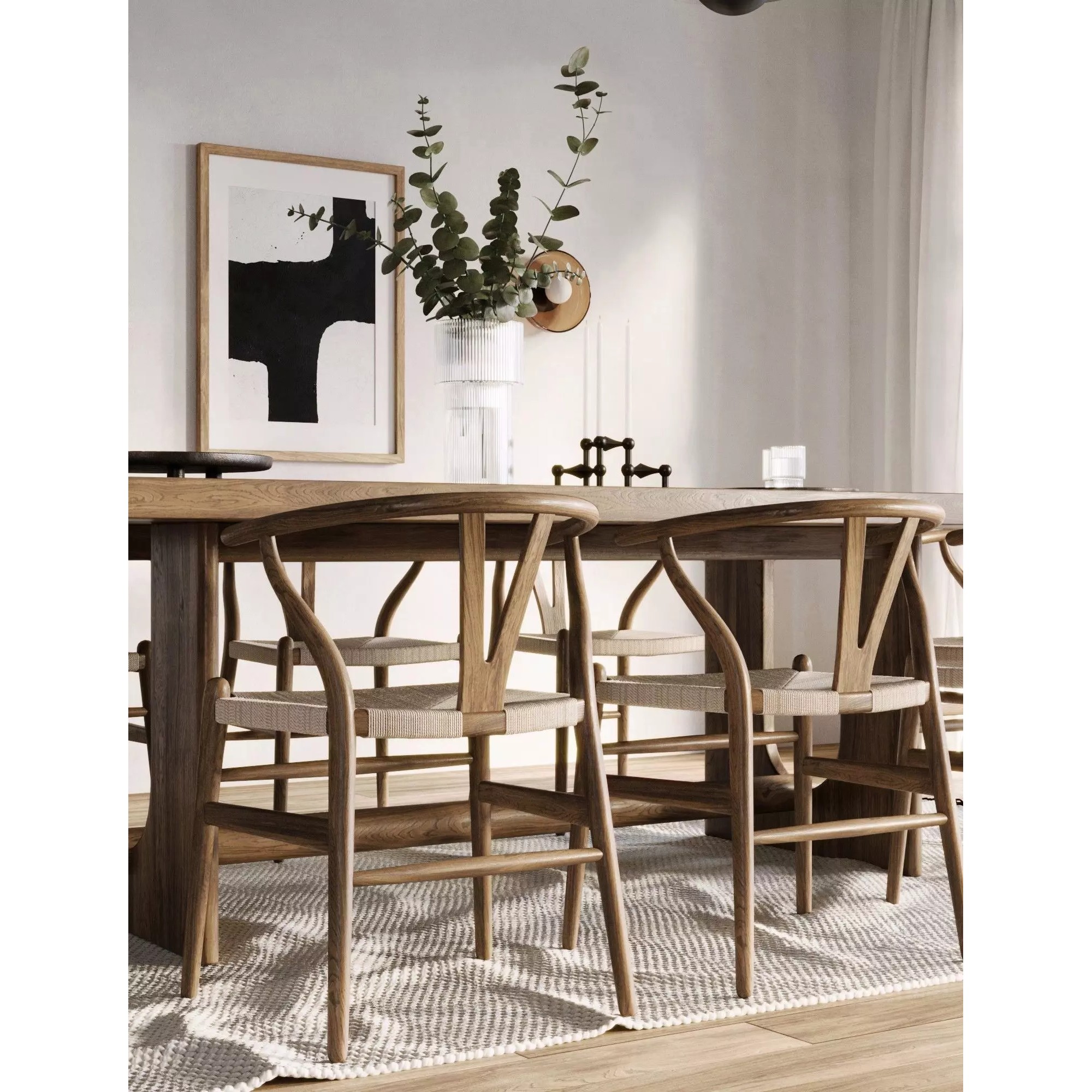 Dining Room Interior Scene - Corona Render 3D Model - View 4