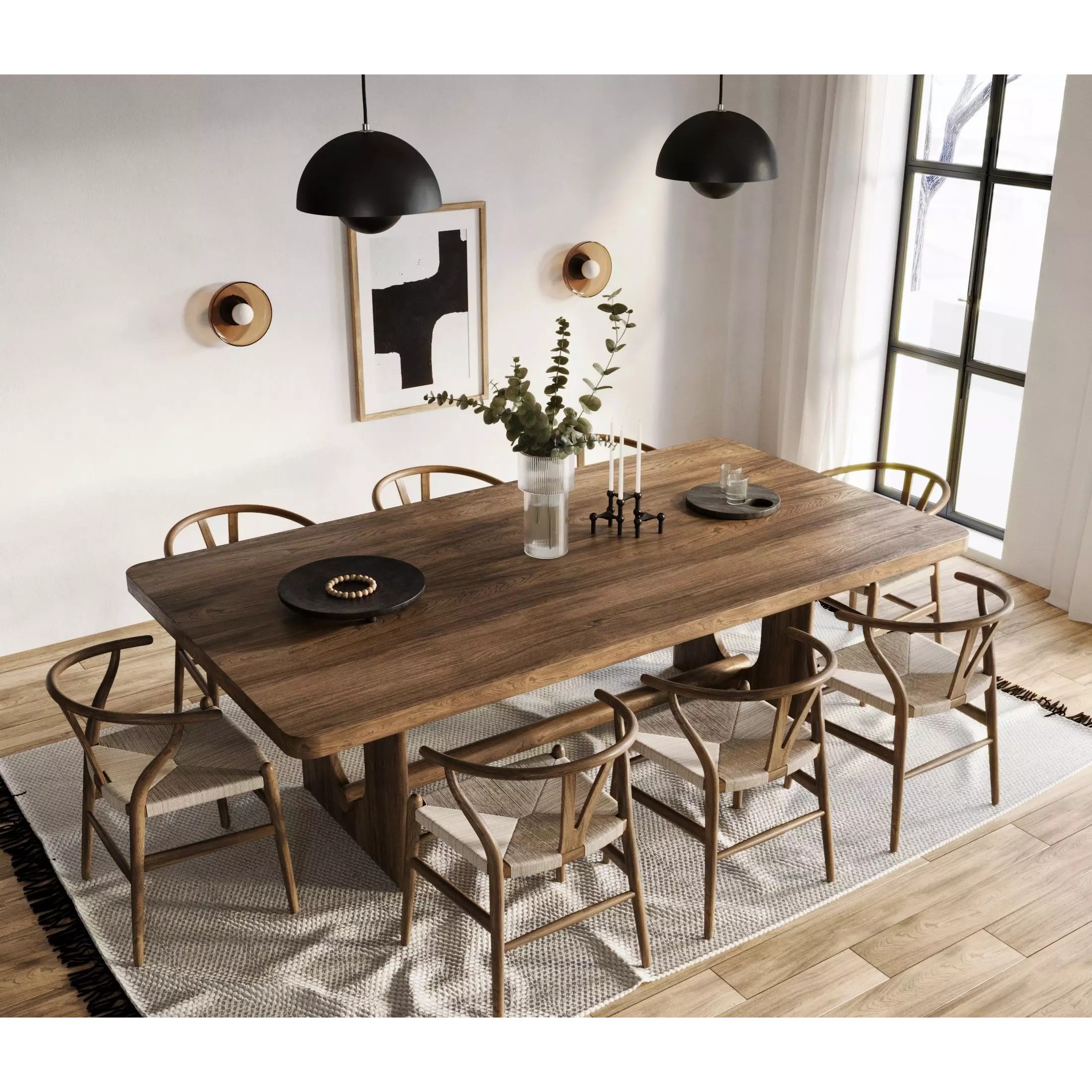 Dining Room Interior Scene - Corona Render 3D Model - View 6
