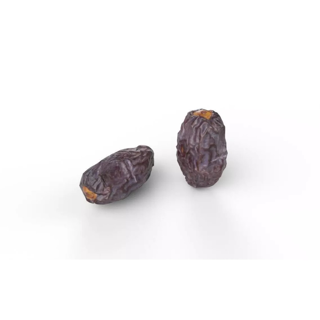 Date M07 3D Model – Low Poly Food Asset, PBR Textures, FBX - View 2
