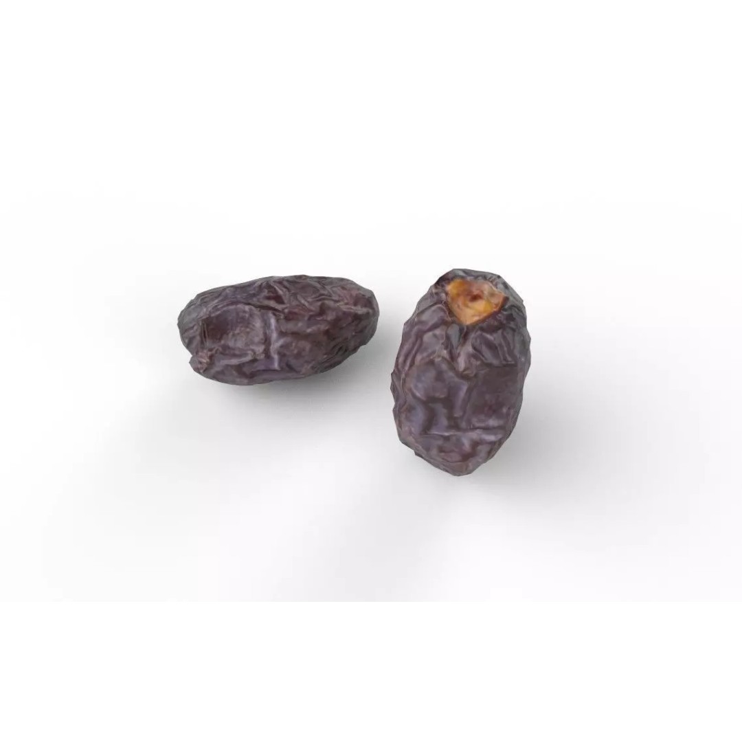 Date M07 3D Model – Low Poly Food Asset, PBR Textures, FBX - View 5