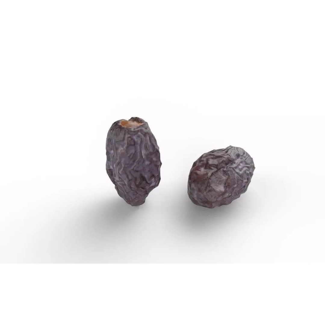 Date M07 3D Model – Low Poly Food Asset, PBR Textures, FBX - View 6
