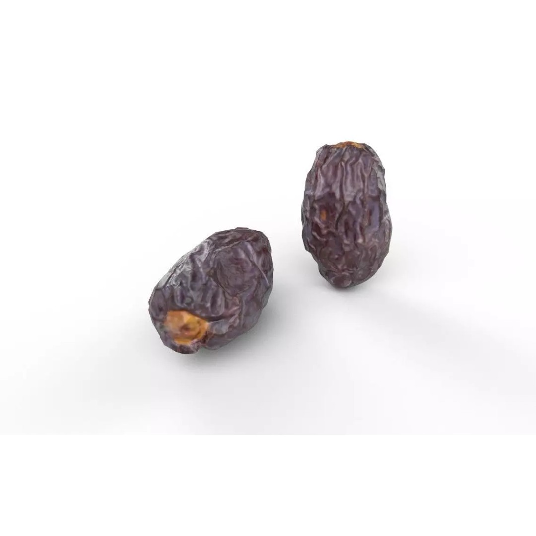 Date M07 3D Model – Low Poly Food Asset, PBR Textures, FBX - View 7