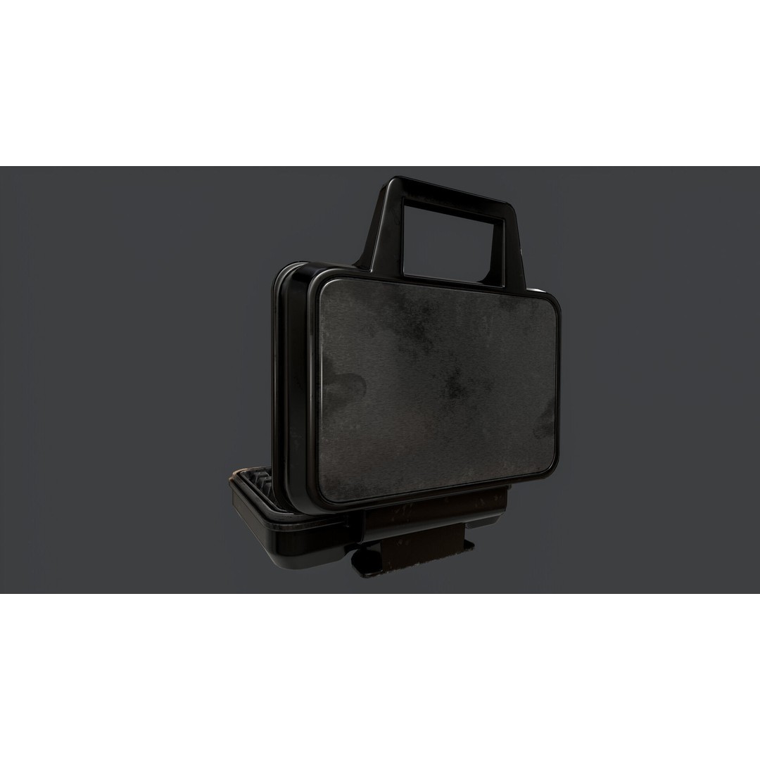 Waffle Maker 3D Model – Low Poly PBR Game Asset, FBX - View 8
