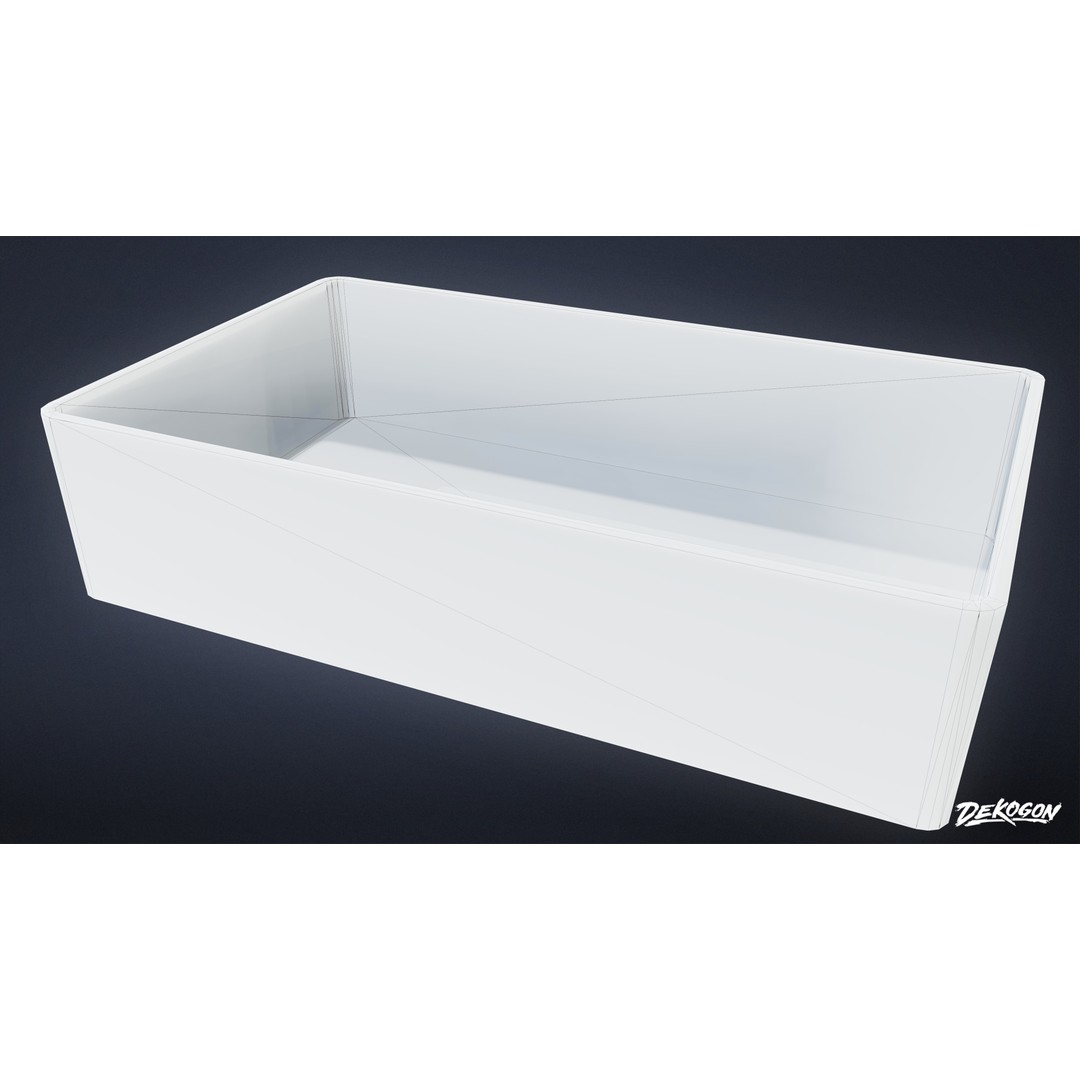 Food Crate 3D Model – Low Poly Game Asset, FBX with PBR Textures - View 9