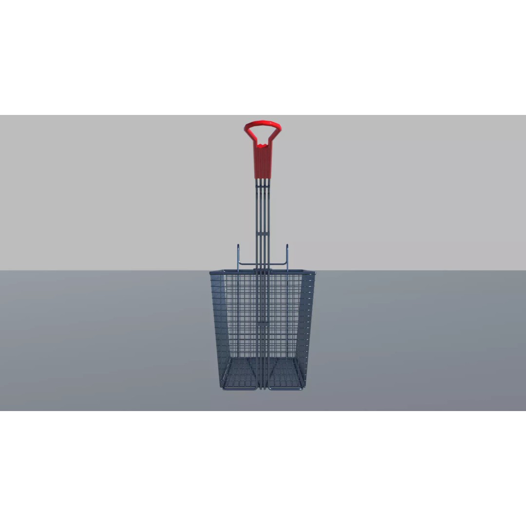 Commercial Gas Deep Fryer 3D Model – High Poly PBR Asset, FBX/OBJ - View 20