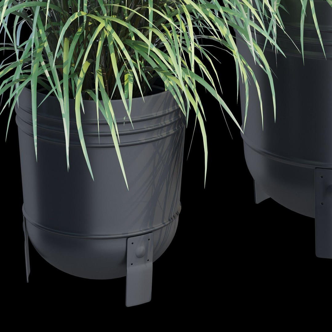 Parlronn Plant Pot 3D Model – High Poly PBR Asset, FBX - View 10