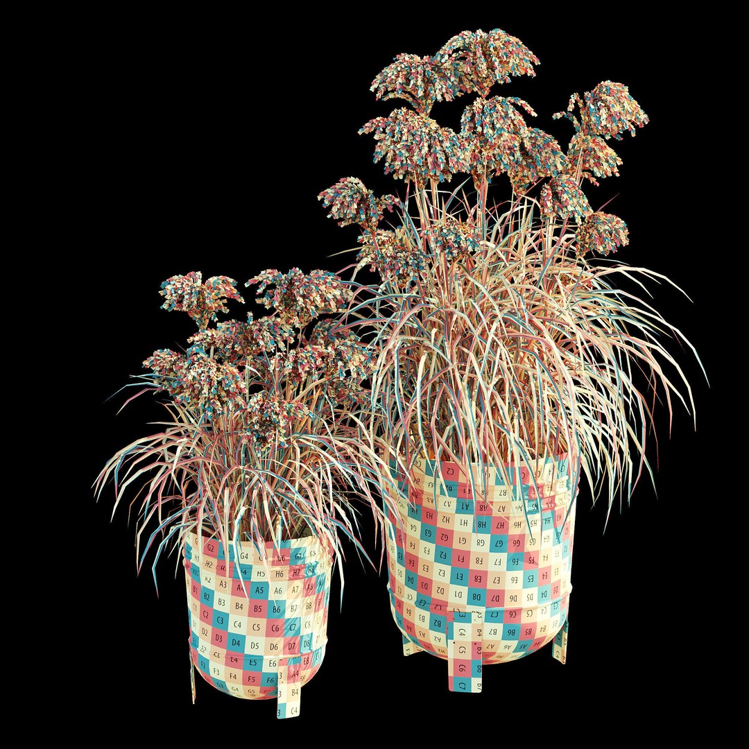 Parlronn Plant Pot 3D Model – High Poly PBR Asset, FBX - View 13