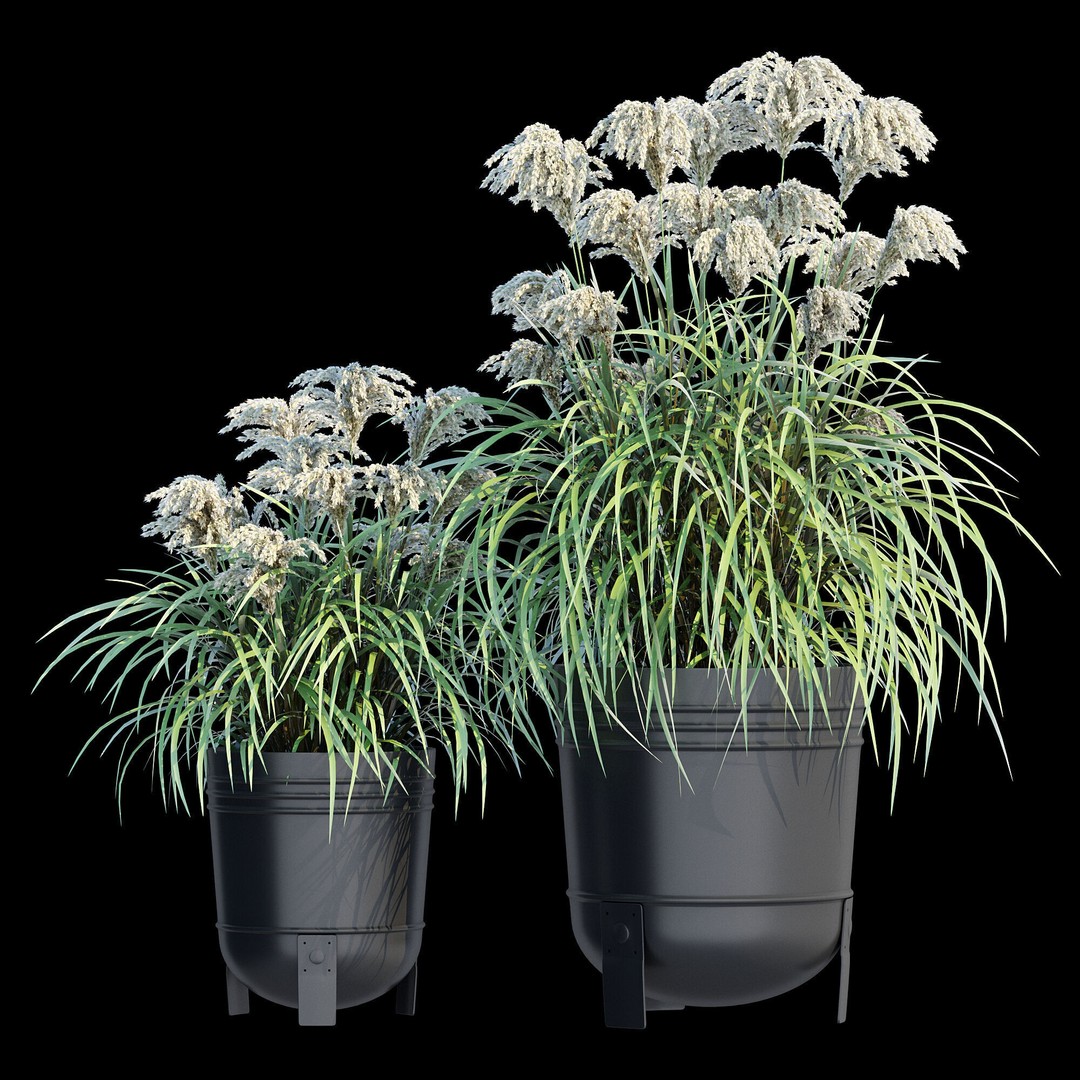Parlronn Plant Pot 3D Model – High Poly PBR Asset, FBX - View 14