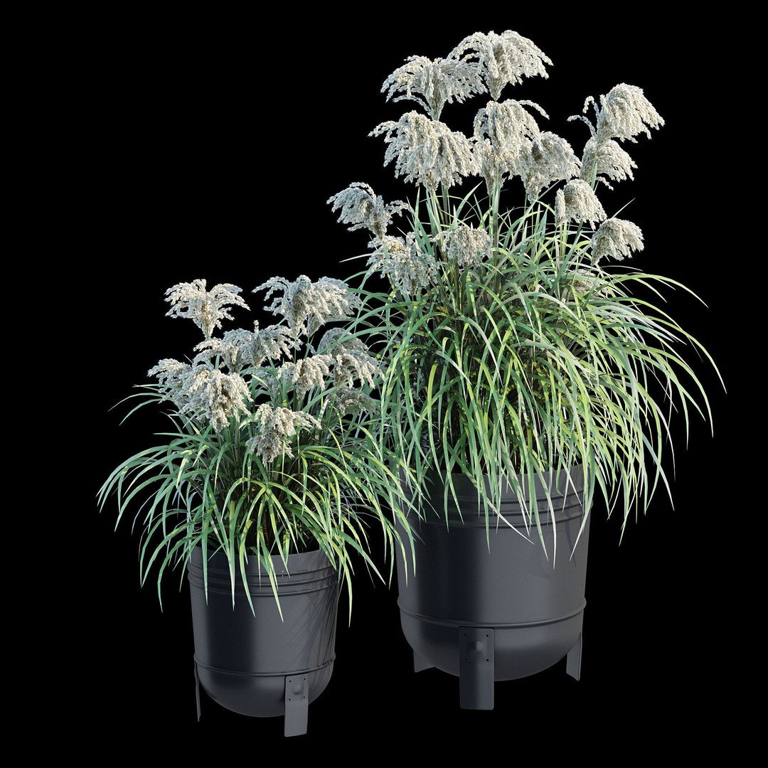 Parlronn Plant Pot 3D Model – High Poly PBR Asset, FBX - View 15