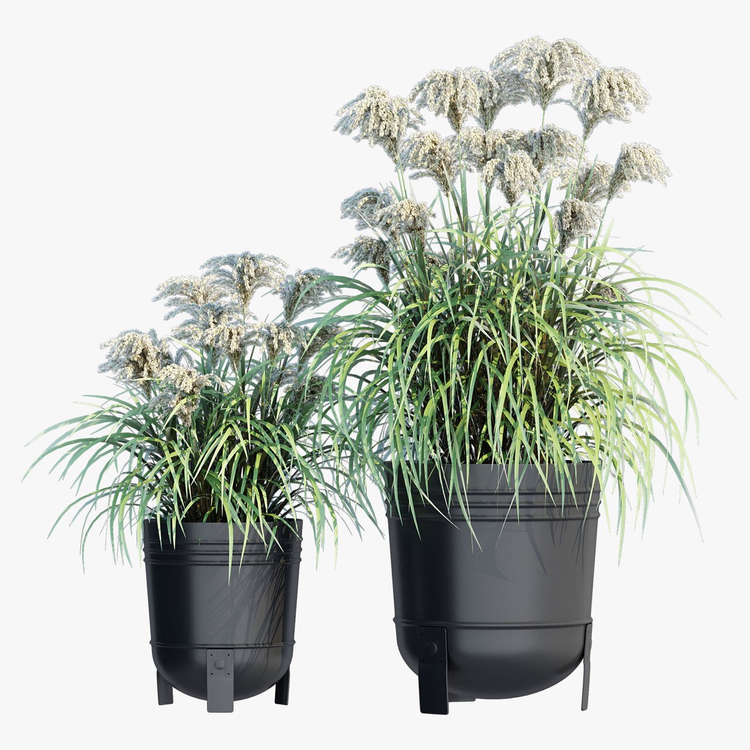 Parlronn Plant Pot 3D Model – High Poly PBR Asset, FBX - View 3