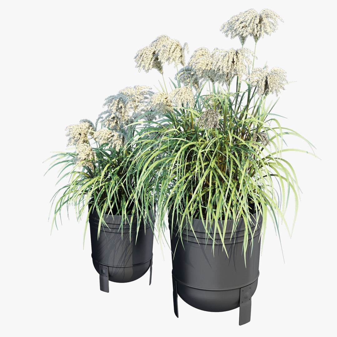 Parlronn Plant Pot 3D Model – High Poly PBR Asset, FBX - View 4