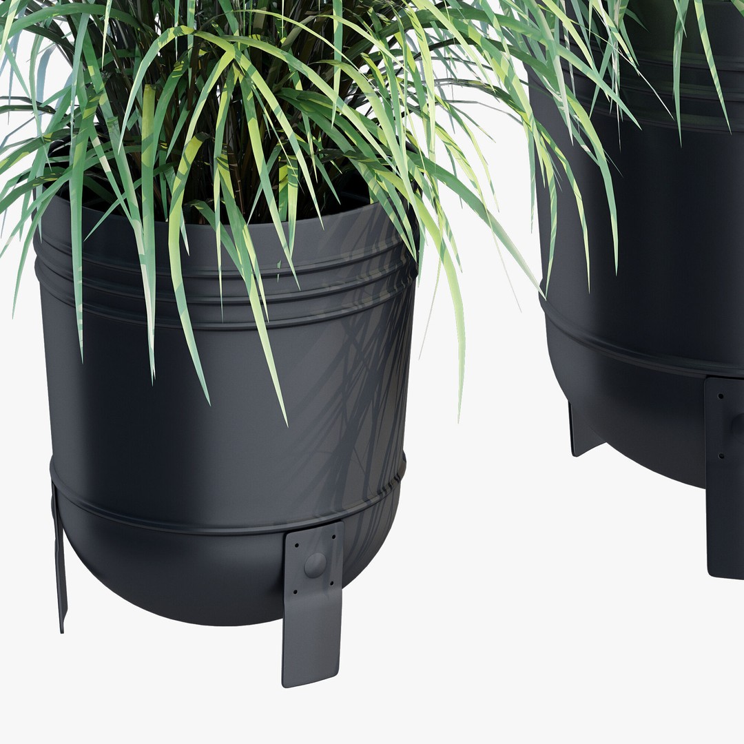 Parlronn Plant Pot 3D Model – High Poly PBR Asset, FBX - View 8