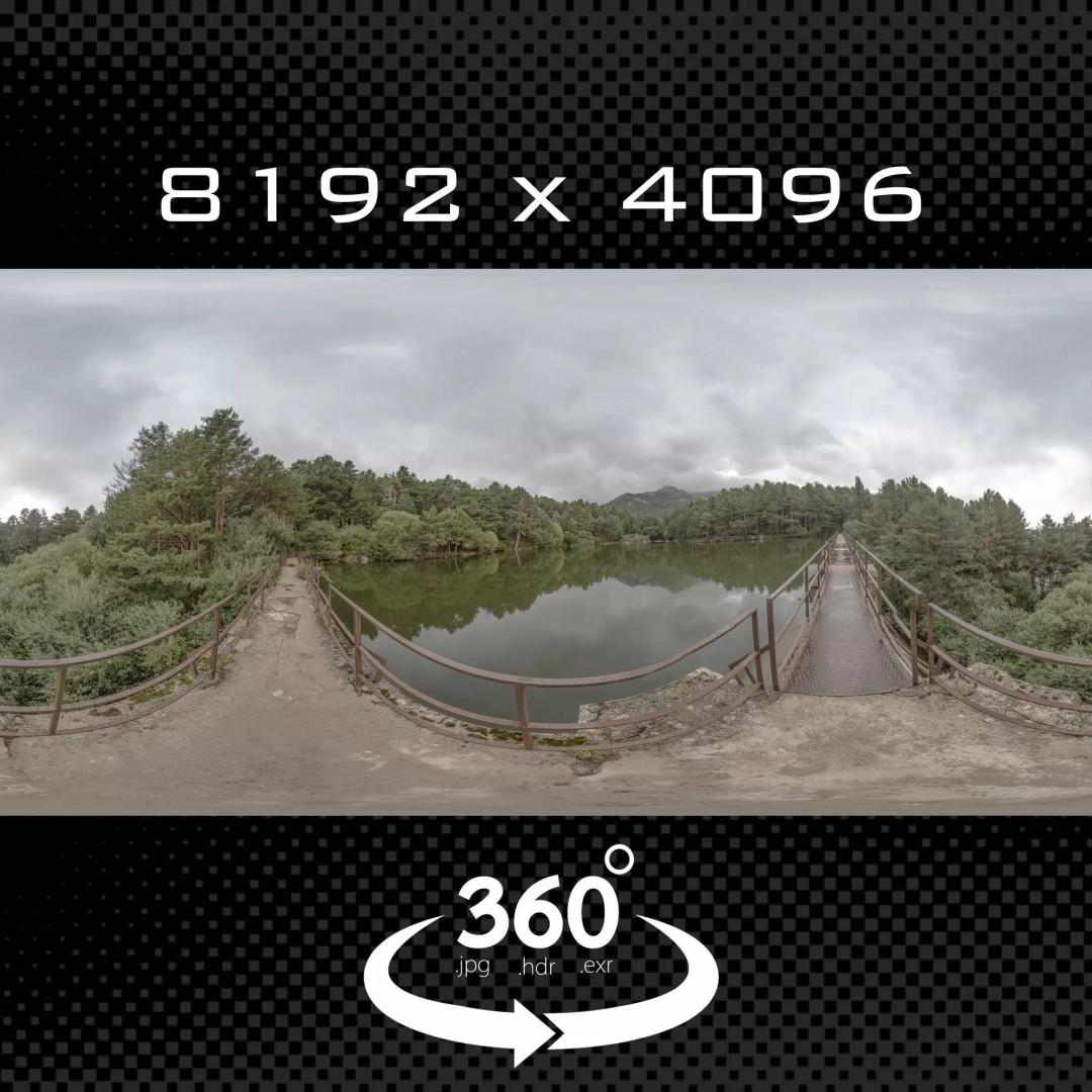 HDRI 3D Model – Low Poly Environment for Architecture and Games - View 2