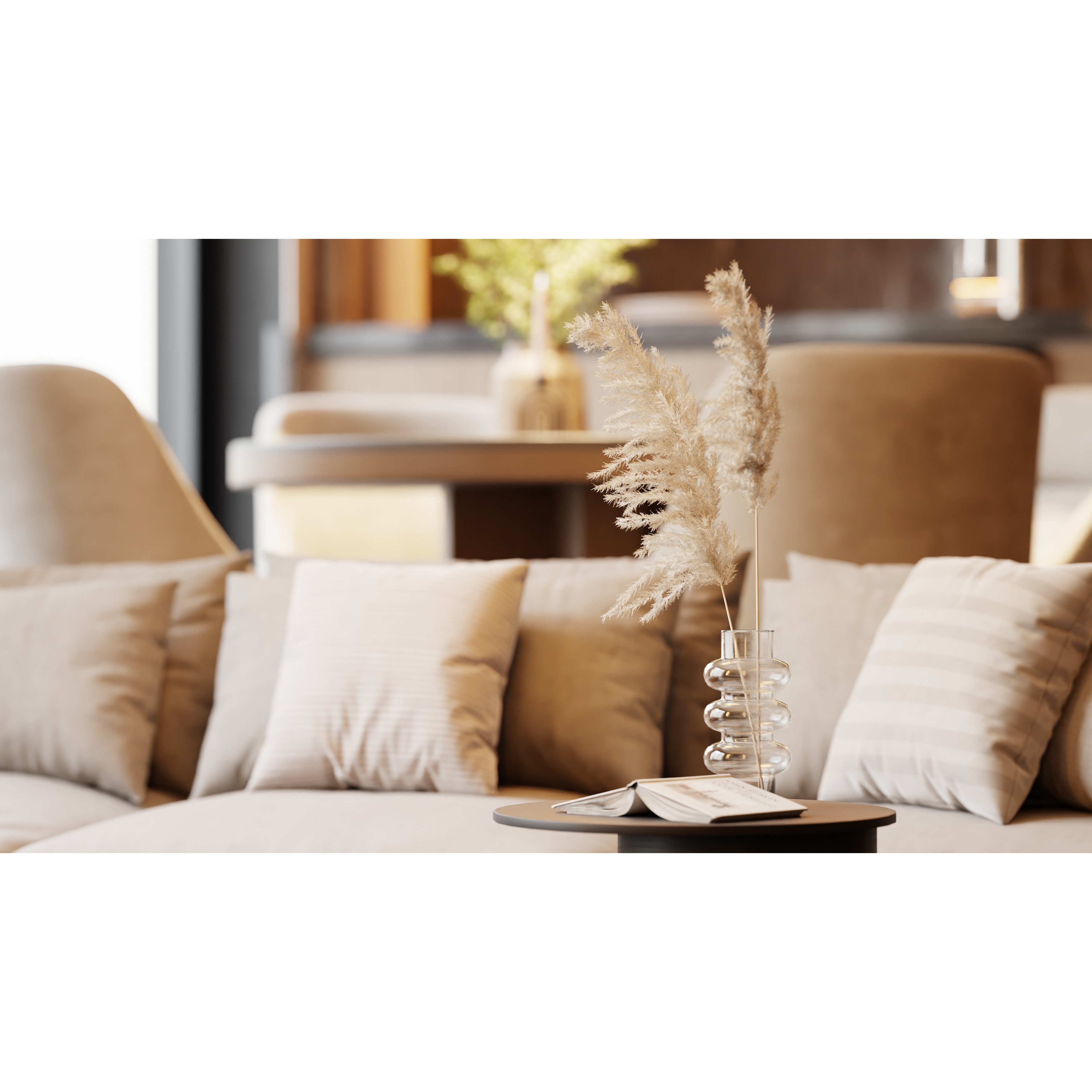 Modern Apartment Scene - High-Poly Blender 3D Model - View 6
