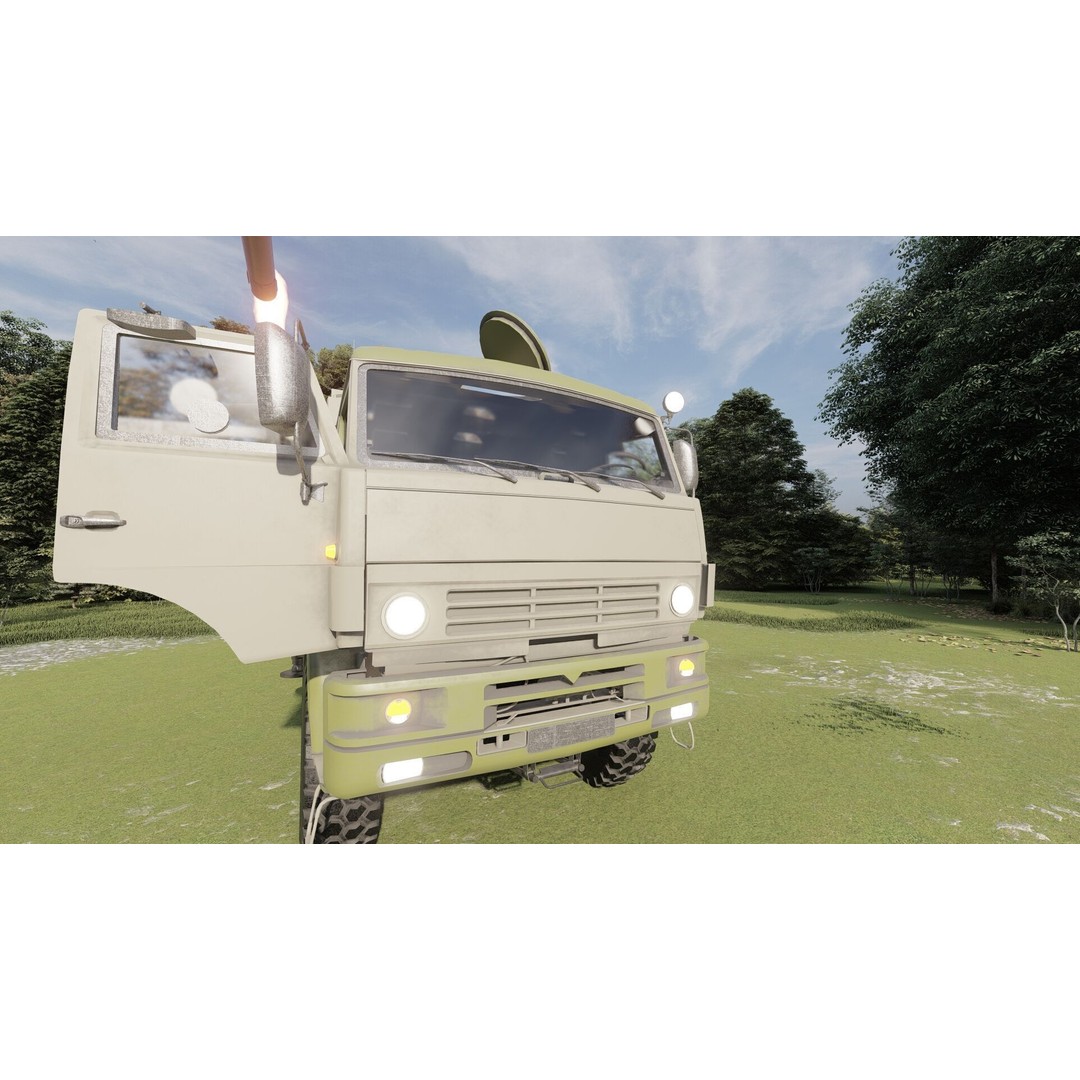 Pantsir 96K6-S1 3D Model – Detailed Military Vehicle Asset, FBX, OBJ - View 18