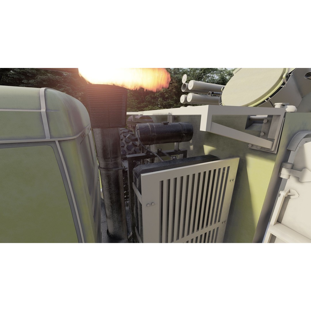 Pantsir 96K6-S1 3D Model – Detailed Military Vehicle Asset, FBX, OBJ - View 20