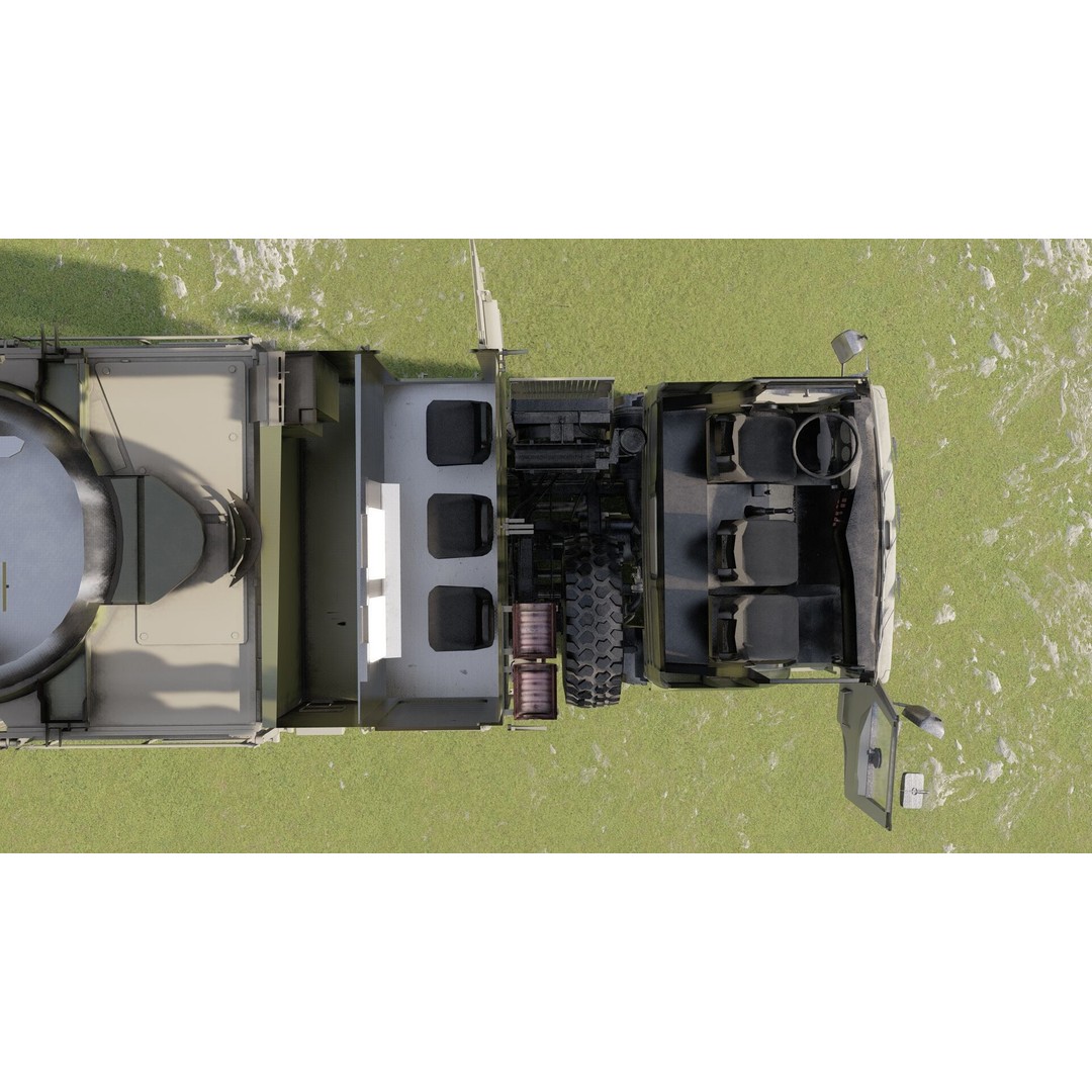 Pantsir 96K6-S1 3D Model – Detailed Military Vehicle Asset, FBX, OBJ - View 29