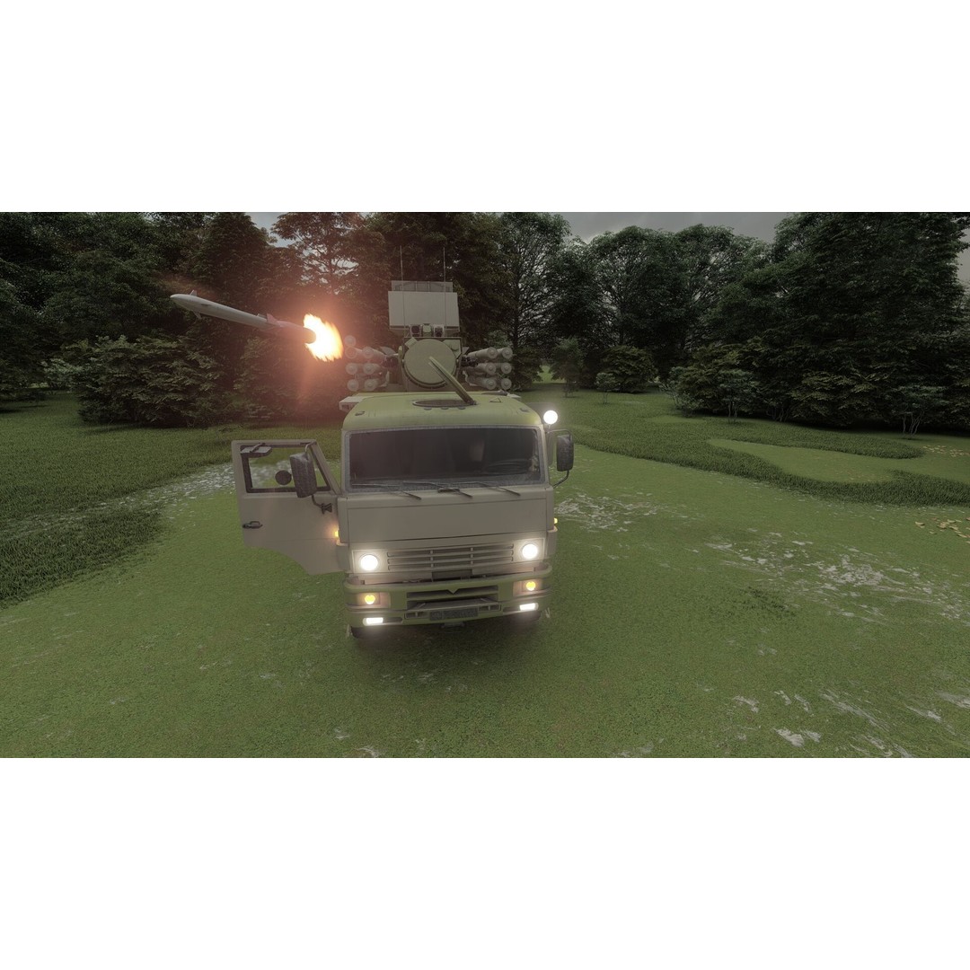 Pantsir 96K6-S1 3D Model – Detailed Military Vehicle Asset, FBX, OBJ - View 35