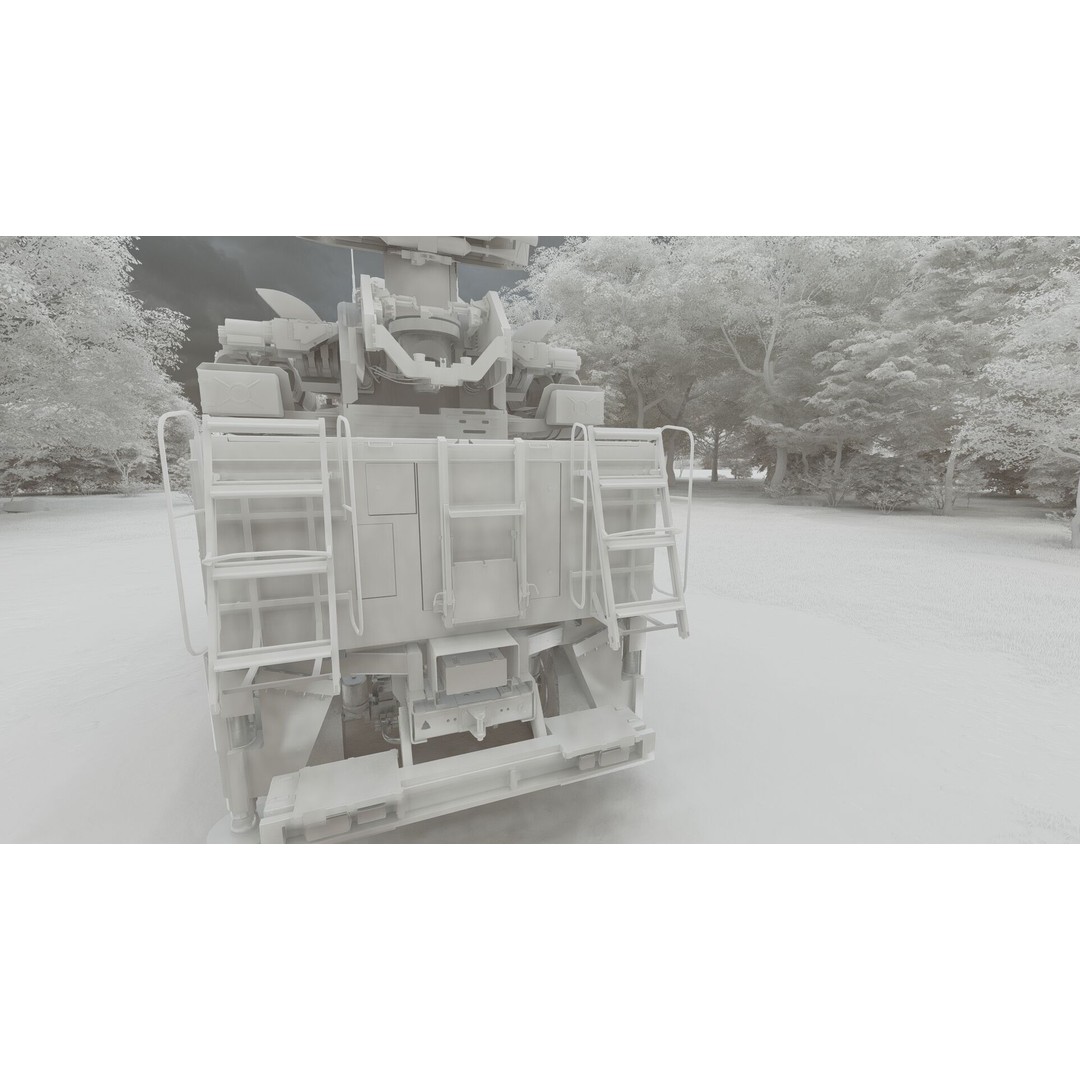 Pantsir 96K6-S1 3D Model – Detailed Military Vehicle Asset, FBX, OBJ - View 40