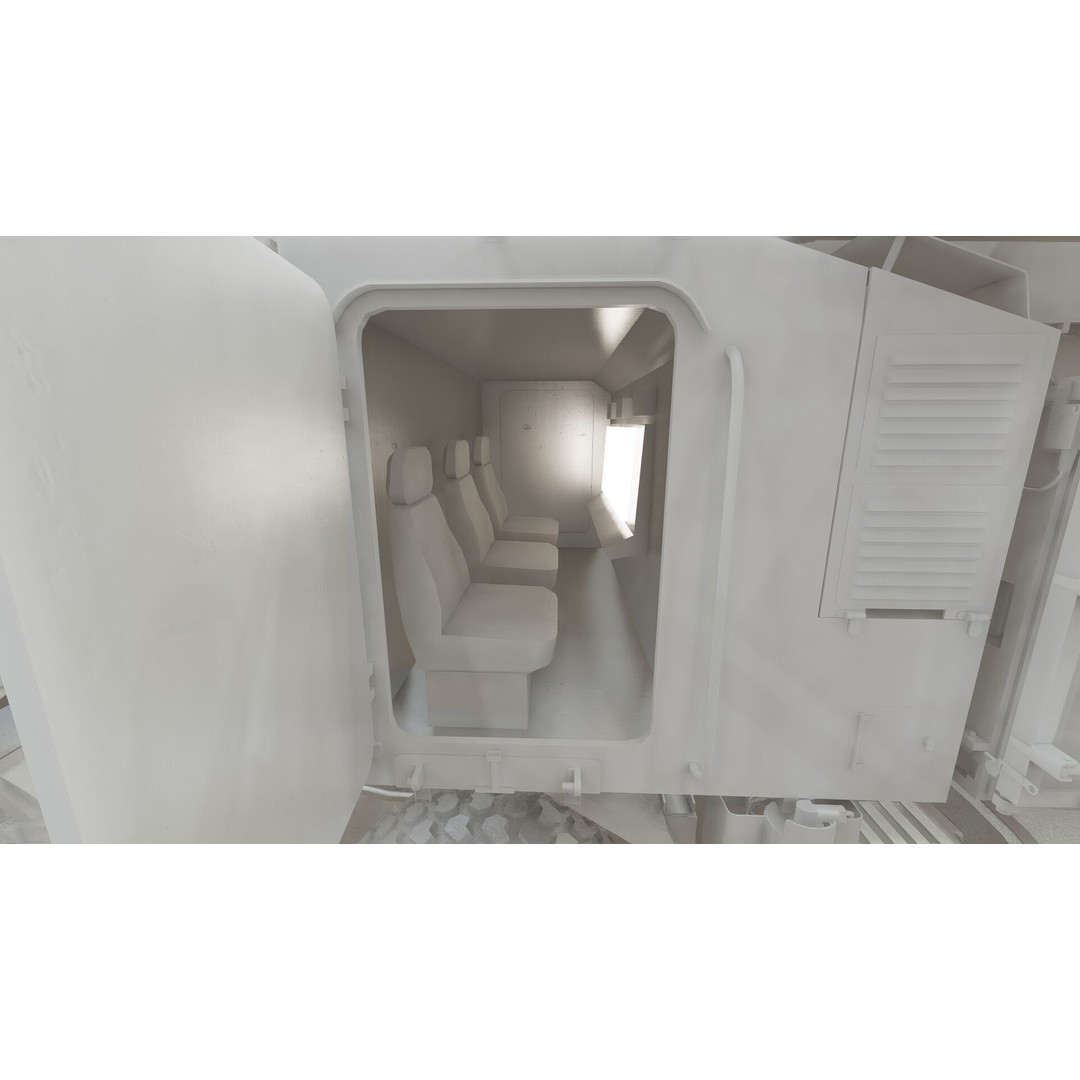 Pantsir 96K6-S1 3D Model – Detailed Military Vehicle Asset, FBX, OBJ - View 44