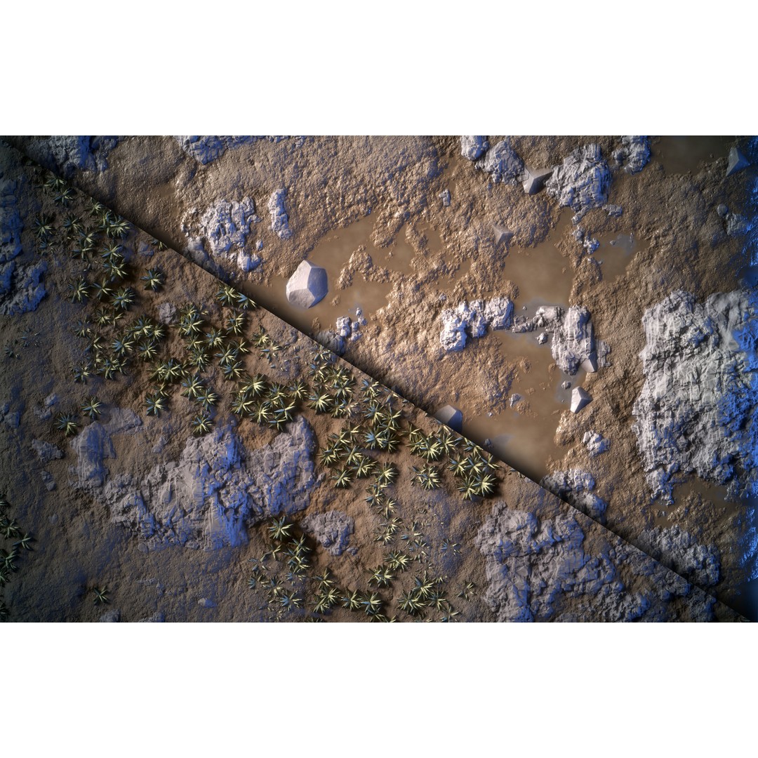 Grass and Ground 3D Model – Stylized Textures, PBR, SBSAR - View 10